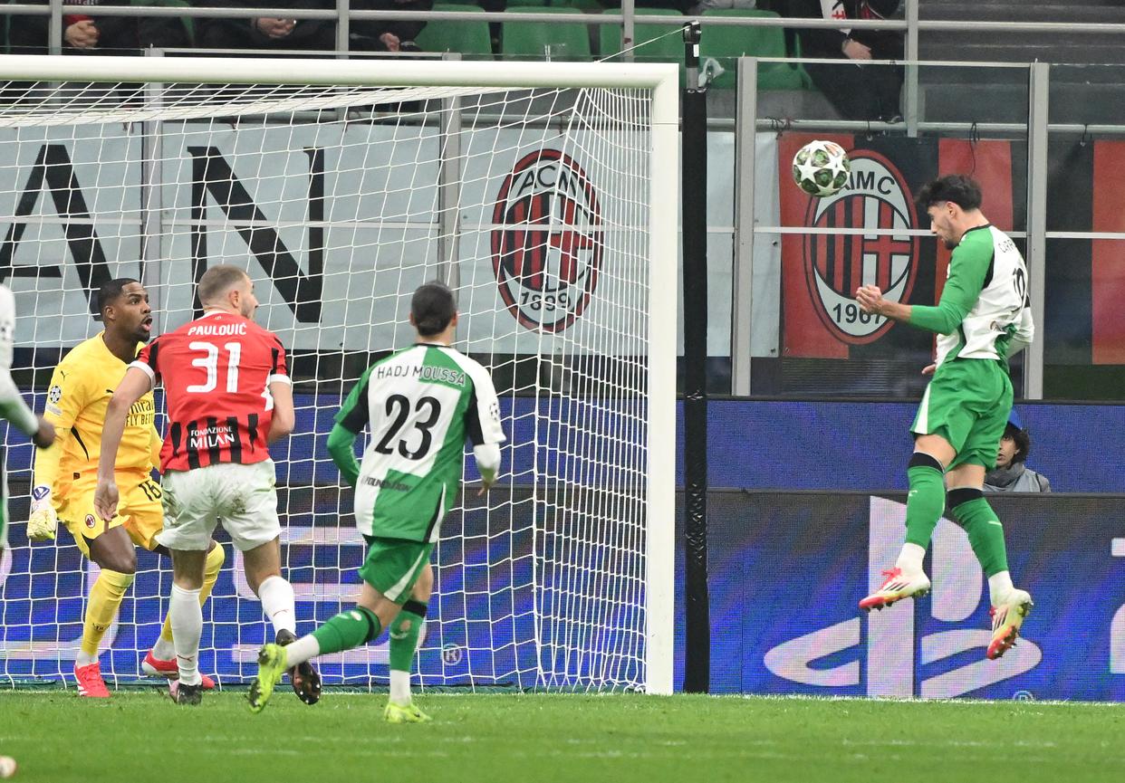 欧冠赛场再现绝杀！AC米兰惊险淘汰对手