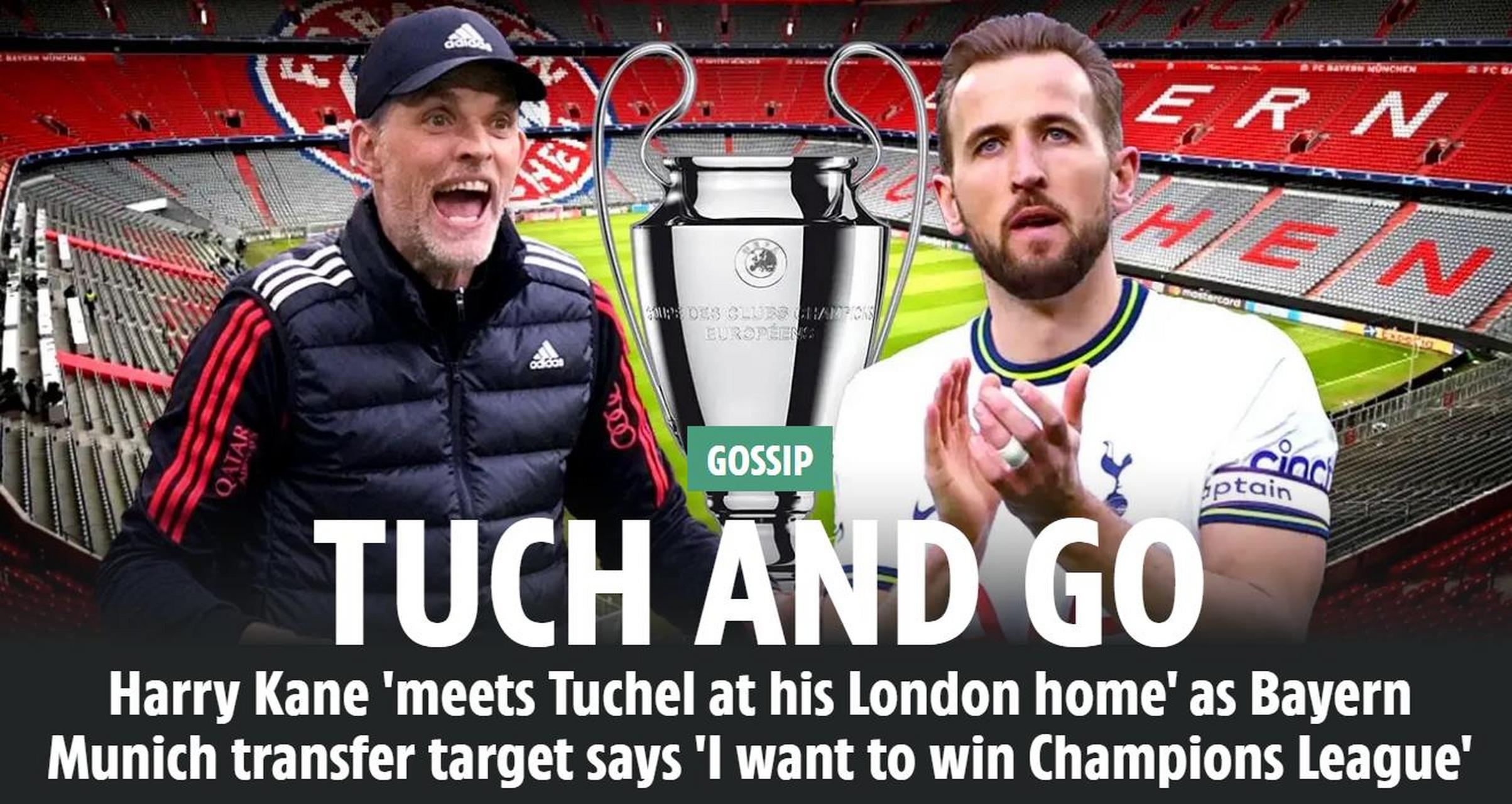 热刺主帅赞扬凯恩备战信心